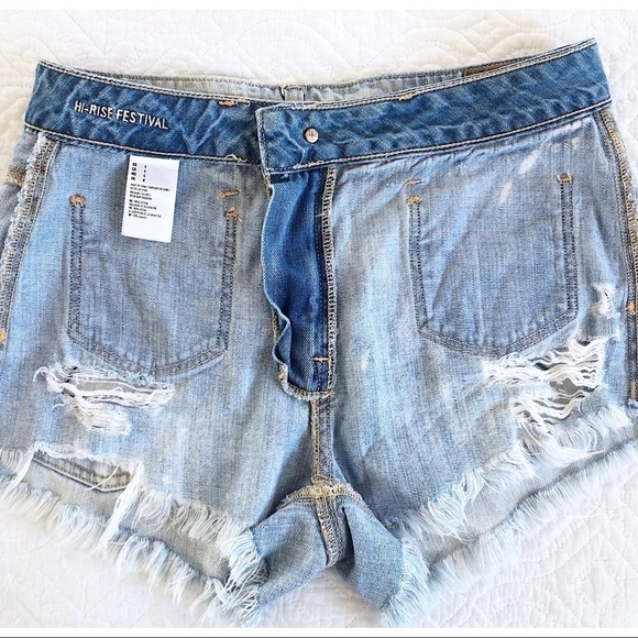 American Eagle Outfitters Hi-Rise Festival Shorts Women’s Sz 4 - Picture 8 of 8